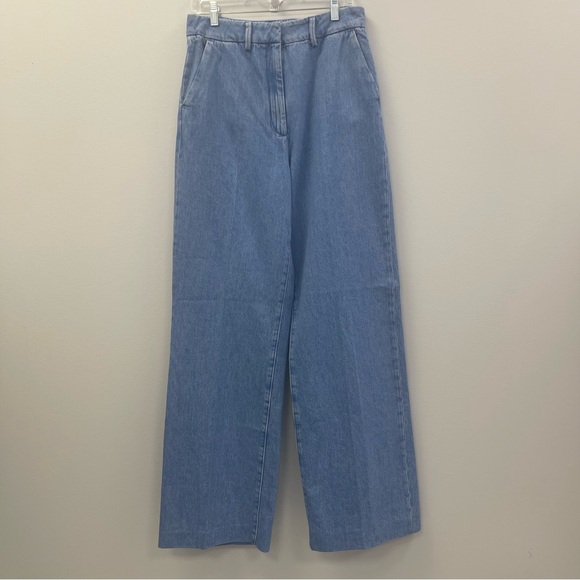 Favorite Daughter The Fiona Denim Trouser Jeans in Seaport Blue, Size 10 - NWT - Picture 2 of 8